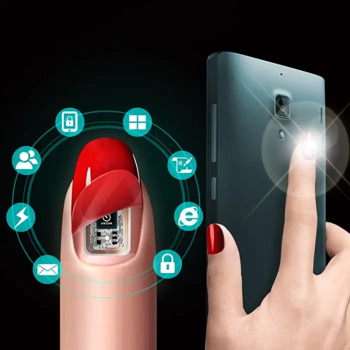 Носимый смарт-стикер для ногтей имитирующий IC карты NFC светодиодный смарт-стикер для дизайна ногтей s 88