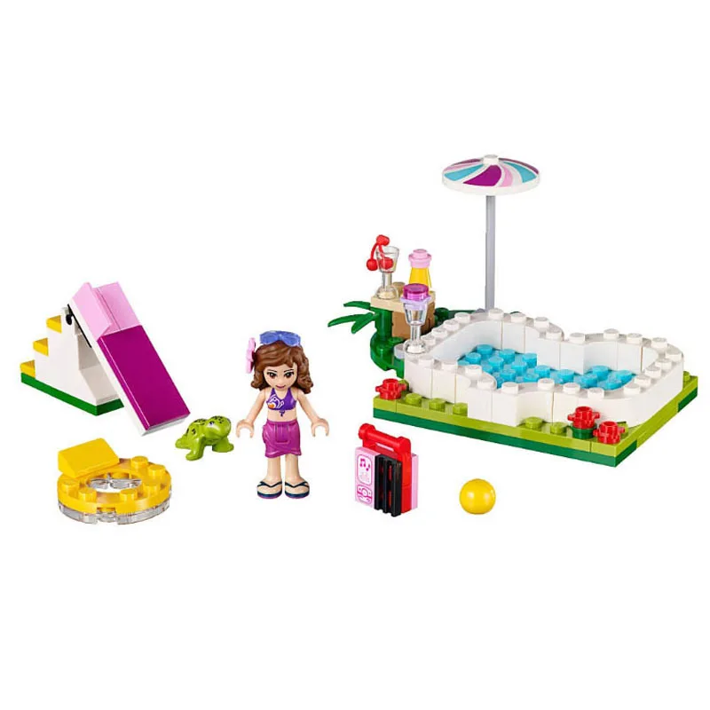 Совместимость Legoe giftse BL10542 девочек друзей действие строительные блоки кирпичи