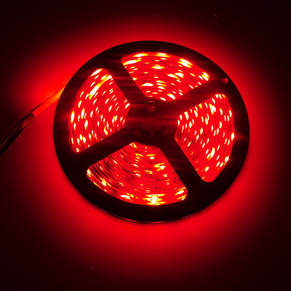 10 м/лот Светодиодная лента 5050 600Led SMD свет DC12V один цвет красный ww синий белый