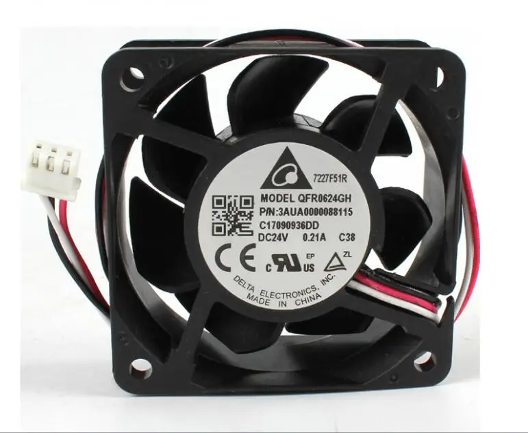 

Original DELTA Delta 3AUA0000088115 6025 24V 0.21A 6CM ABB original inverter fan 6025mm Axial fan