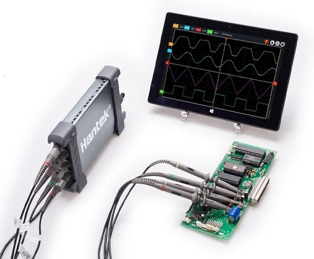Новый осциллограф Hantek6104BD и функция произвольной формы генератора сигналов 100 МГц
