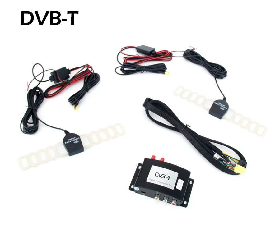 Высокая скорость HD автомобильный тв тюнер мобильный DVB-T T2 MPEG-4 цифровой ТВ приемник коробка для России Европейский с двумя антеннами