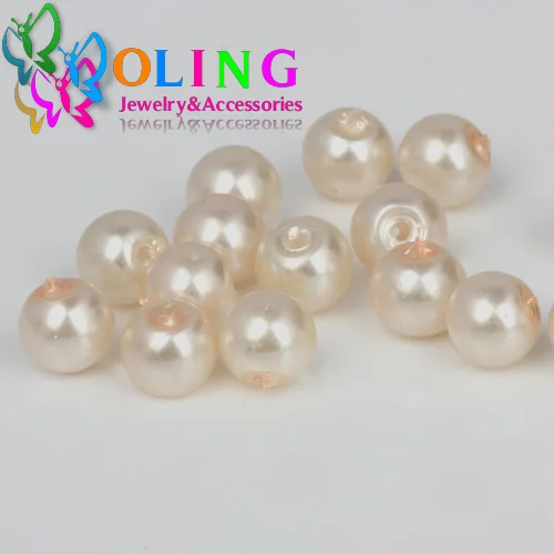 6mm 50pcs 005 OlingArt 6 мм 50 шт./лот Бусины из стекла круглый имитация жемчуга браслет DIY Серьги Подвески ожерелье для изготовления ювелирных изделий - Цвет: 6mm 50pcs 005