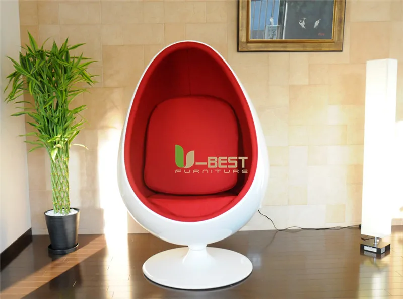 U-BEST модный дизайн для отдыха из стекловолокна космический глаз мяч Дешевые яйцо стул-капсула