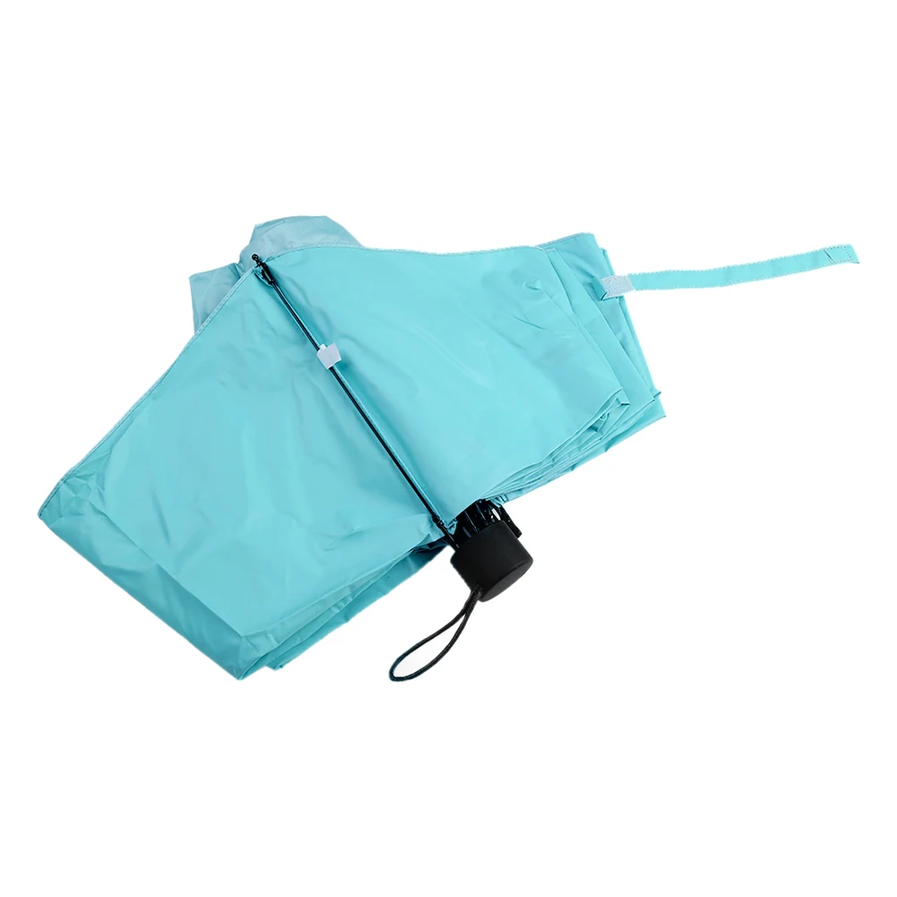 Water Color Changing Triple Folding Umbrella English Letter Rain Sun Parasol New