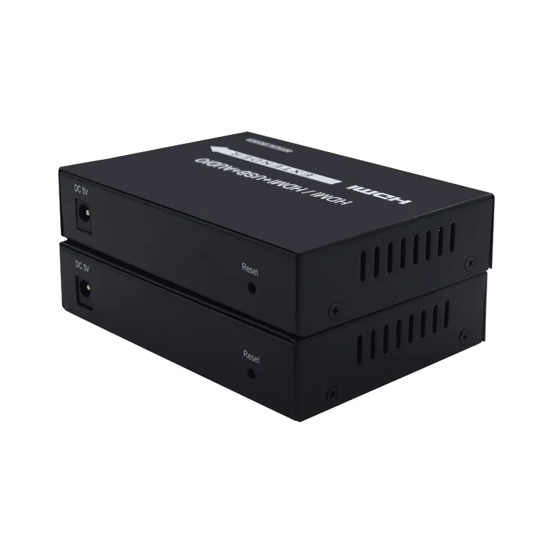 HD 1080P HDMI в волоконный конвертер удлинитель с 2 KVM USB2.0 сигнал через SC порт