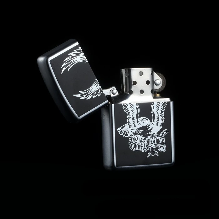 Лидер продаж из металла масло керосин легче с коробкой Для мужчин курить сигары