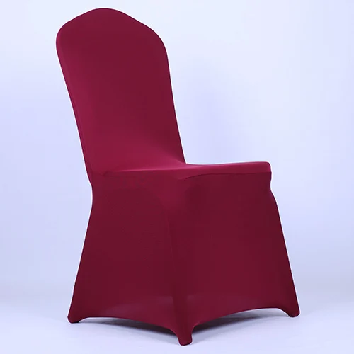 Универсальная эластичная лайкра банкетные чехлы для стульев на плоской подошве