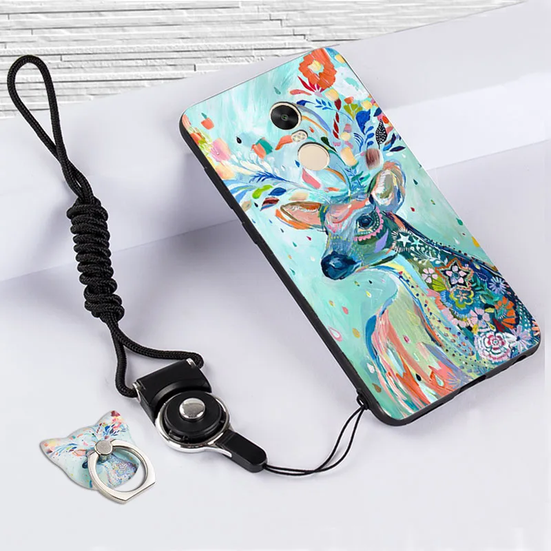 Чехол с рисунком кролик для Xiaomi Redmi Note 4x силиконовый мягкий защитный чехол redmi note