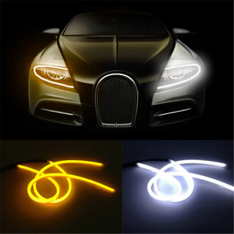 2 шт. Автомобильные дневные ходовые огни направляющие света 30cm45cm60cm светодиодные