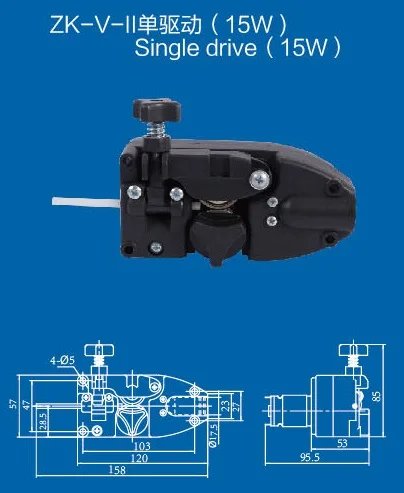 12V 24V DC светильник Рабочий механизм подачи проволоки для полуавтомата MIG в сборе