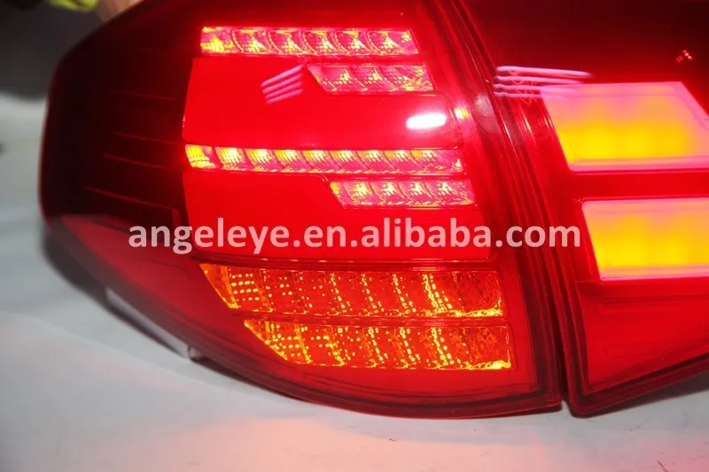 Светодиодный полосы задний фонарь для Renault Koleos 2009-2013 год светодиодный задний фонарь WH красного цвета