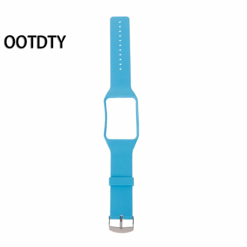 Силиконовый ремешок на запястье для Samsung Galaxy Gear S SM R750 Смарт часы|silicone wrist strap|band