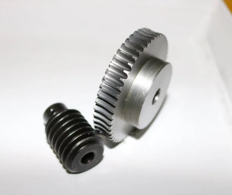 

1.5M-60T reduction ratio:1:60 45Steel metal worm gear reducer transmission parts gear hole:12mm rod hole:6mm