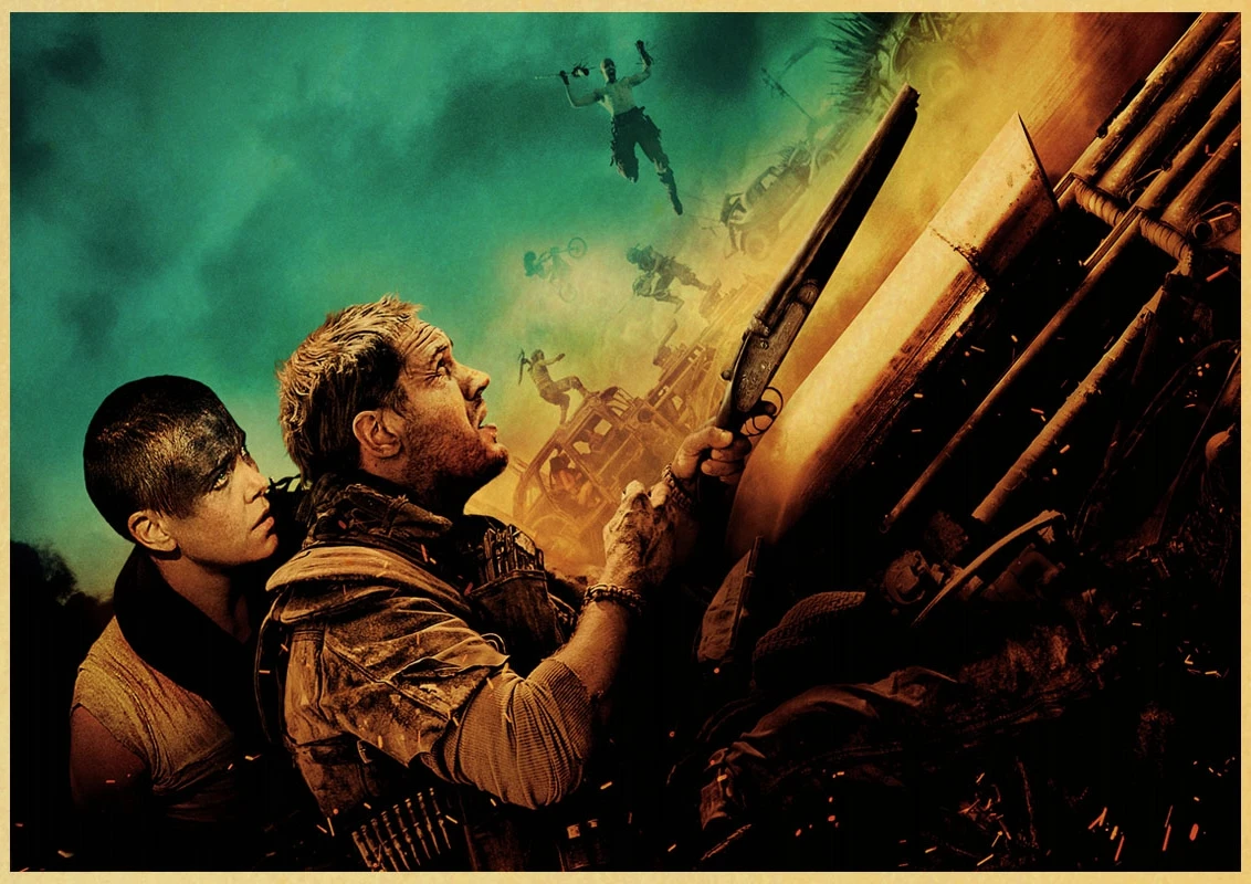 Mad Max фильм винтажные Плакаты для домашнего декора крафт-бумага высокого качества плакат стикер стены - Цвет: A021