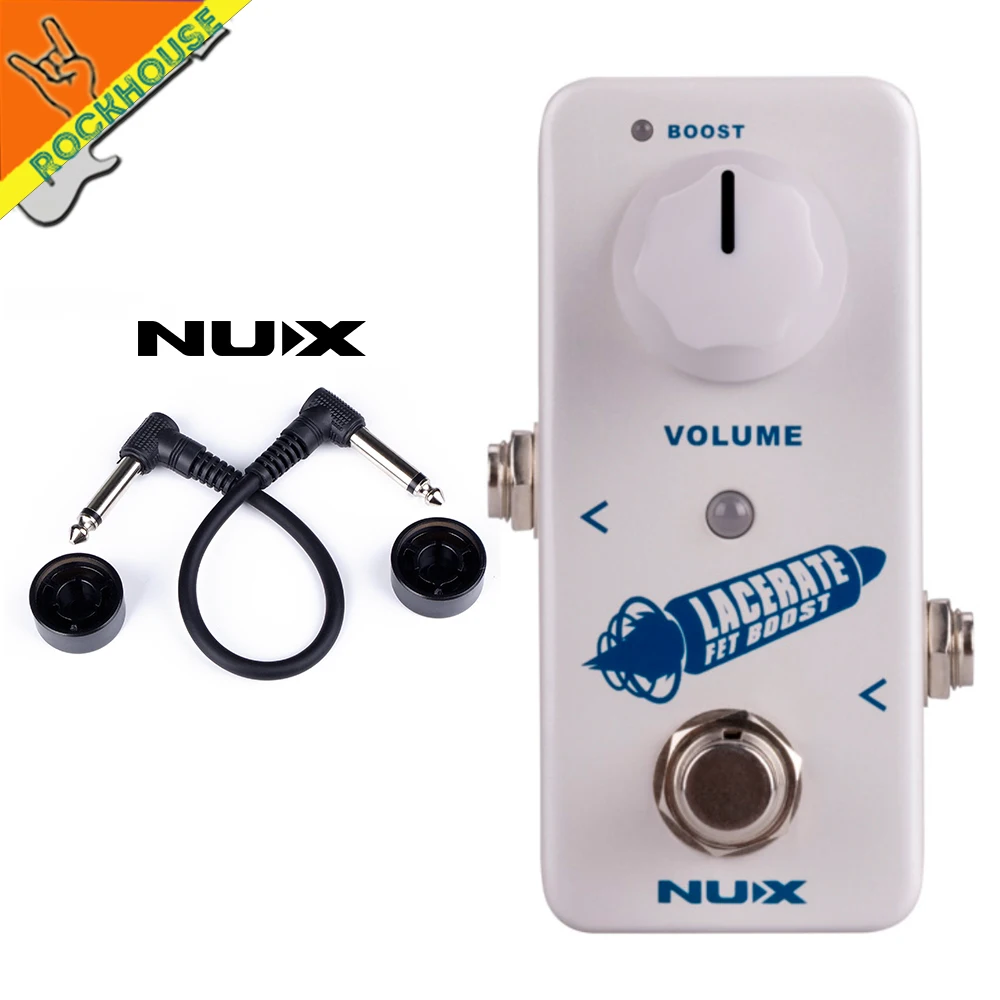 NUX lacelate усилитель гитарных эффектов Педаль для гитары Boost Pedal 2 режима Mini но powerfull