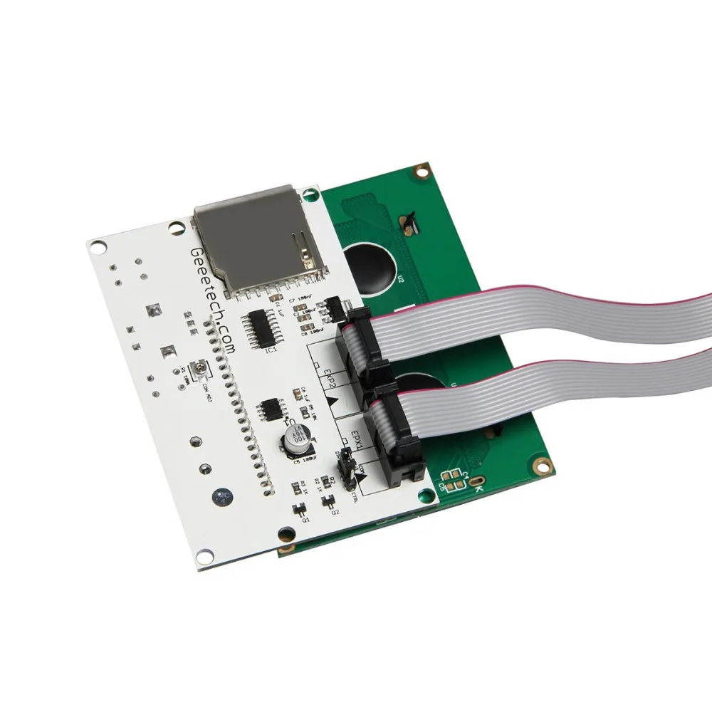 Geeetech LCD12864 прямоугольный Reprap умный контроллер для Megatronics Rambo RAMPS 1 4 Sanguinololu и