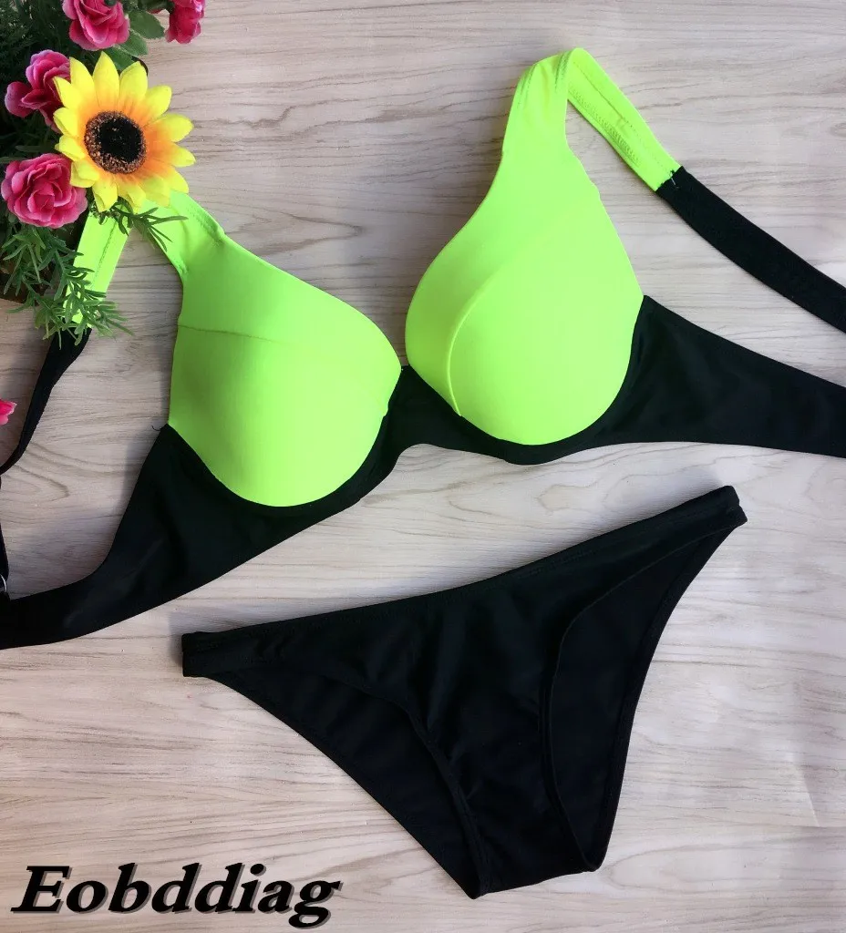 2017 new summer Brazil Patchwork bikini Swimsuit Sexy Bikinis Women high quality Swimwear Bikini Set Bathing Suits |