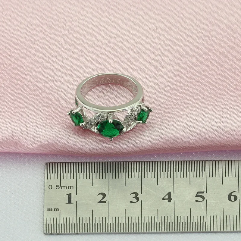 Женский ювелирный комплект из колье серёг кольца и браслета | Украшения