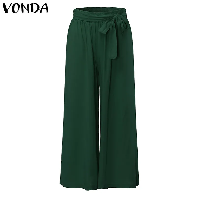 Брюки VONDA для беременных свободные хлопковые брюки большого размера с бантом