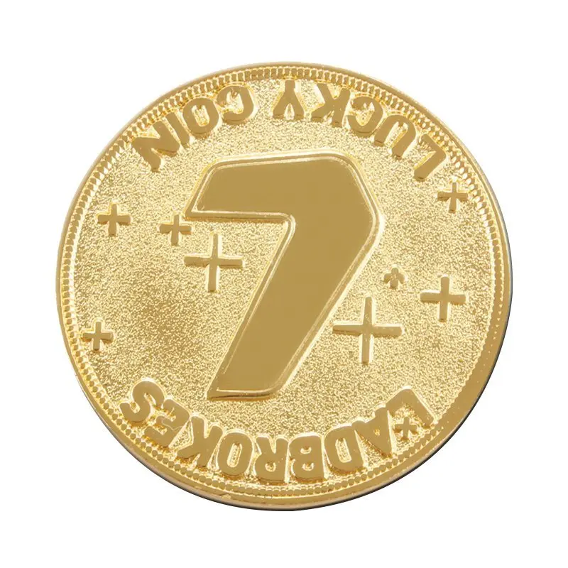 

custom gold coins low Price Metal gold Souvenir Coin cheap custom Metal Gold Coin with Lucky Number