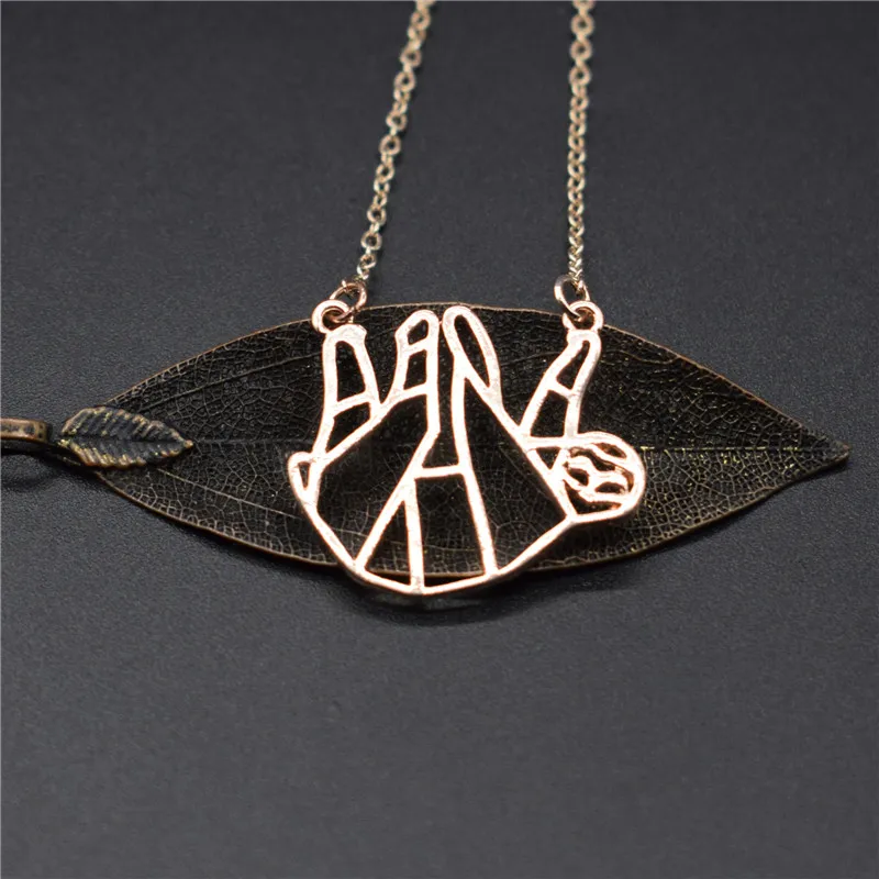 Ожерелье с подвеской в виде оригами 4 цвета