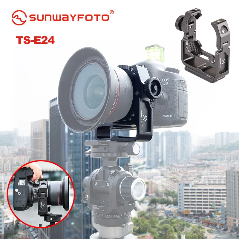 SUNWAYFOTO TS-E24 штатив для камеры Canon DSLR TS-E17 TS-E24 БЫСТРОРАЗЪЕМНАЯ пластина и GH-PRO