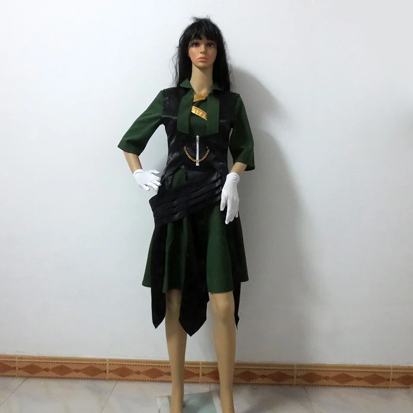 Американский Flim Thor The Dark World Loki женский сексуальный наряд для Хэллоуина Униформа