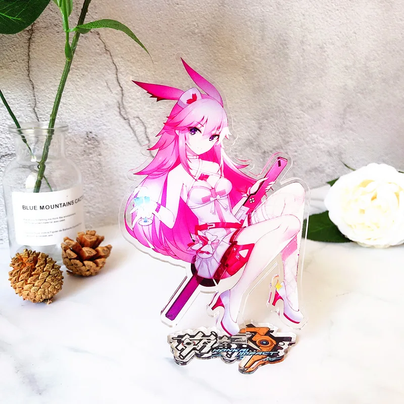 1 шт. 16 см Honkai Impact 3 киана каслана Райден акриловая стоячая пластина стенд модель