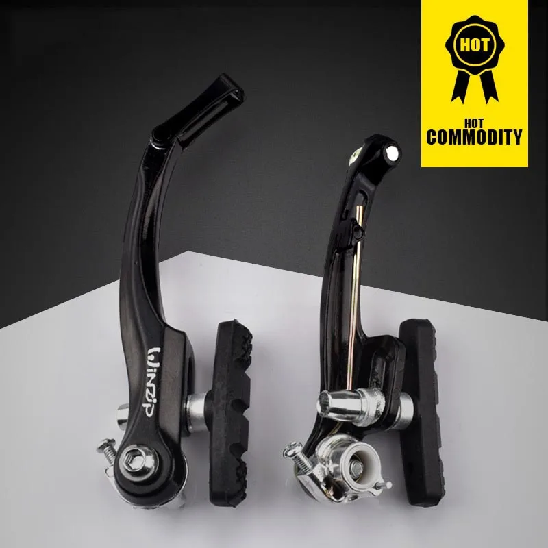 MTB Mountain Bike V Brake caliper Aluminum Alloy Black Universal Bicycle Pads Hydraulic Brakes Parts Accessories | Спорт и