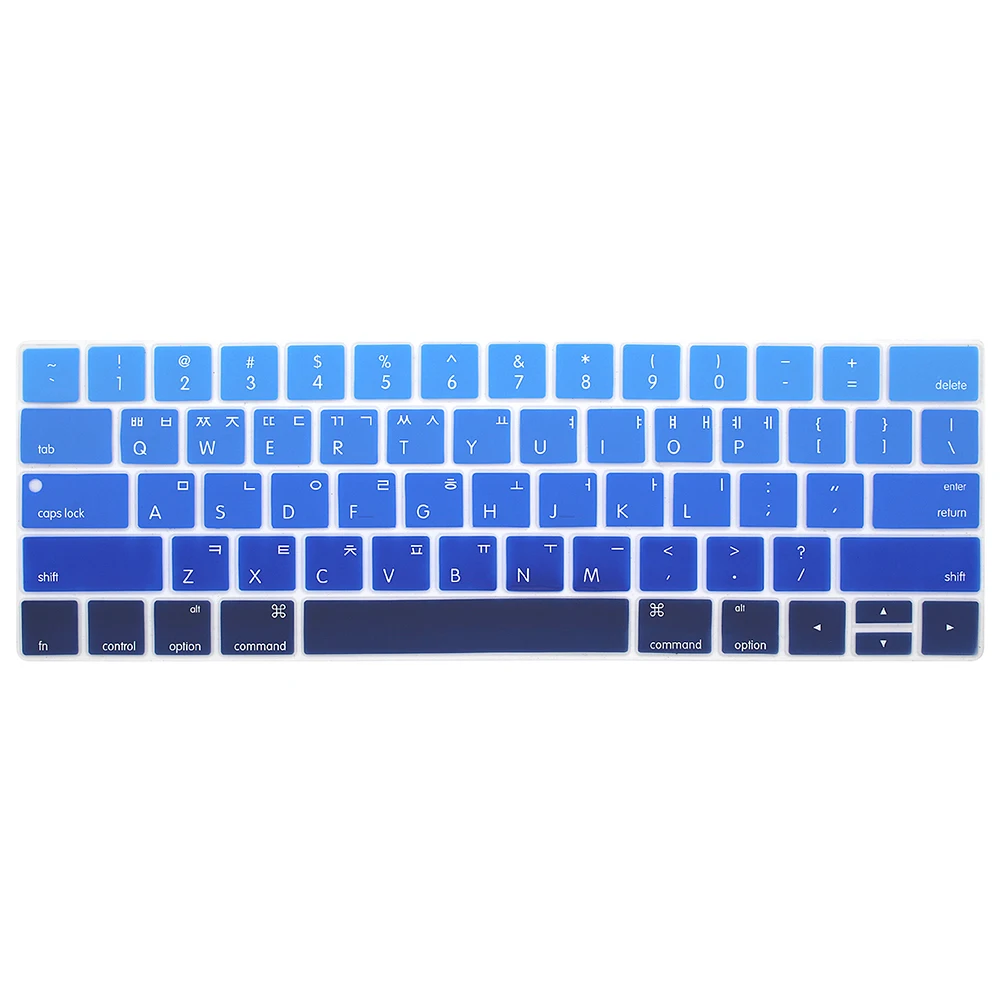 Корейский защитный чехол для клавиатуры MacBook с сенсорной панелью 13 15 A1706 A1707A1989