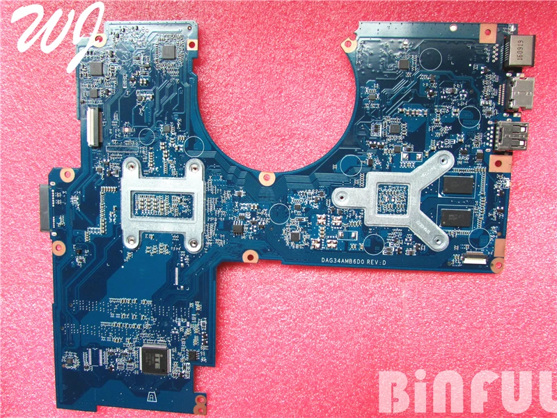 Материнская плата для ноутбука hp PAVILION 15-AU 913604-601 DAG34AMB6D0 940M X 2GB i7-7500U протестирована