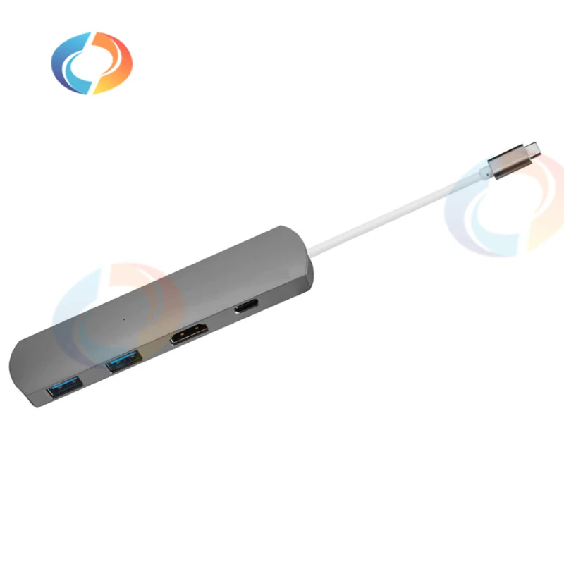 4 в 1 Тип C разделитель для MacBook Pro 4K HDMI порт USB 3 0 порты Type концентратор | Компьютеры и