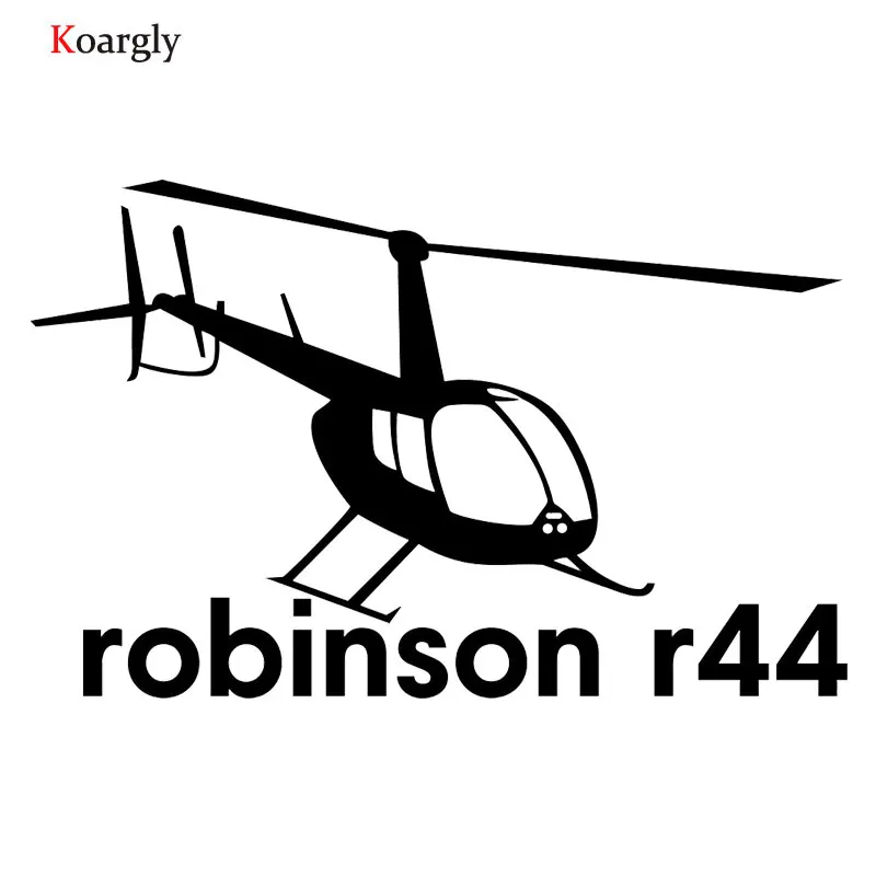 Koargly 20*14 см вертолет Robinson r44 армии светоотражающий водонепроницаемый автомобиля