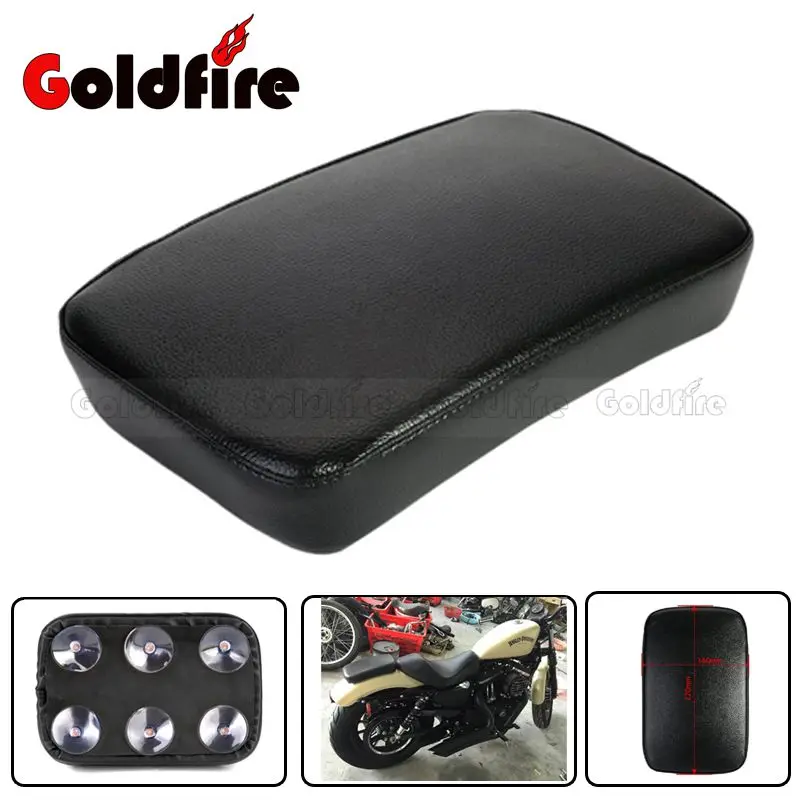 

Motorcycle Pillion Pad Suction Cup Solo Rear Seat Passenger for Harley Dyna Sportster Softail Slim FLS Touring XL 883 1200