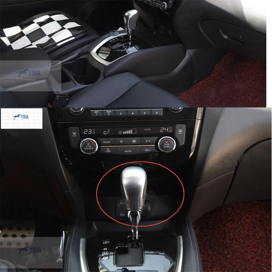 Автомобильный Стайлинг Lapetus ручка переключения передач для Nissan Rogue / X Trail T32 2014 2015