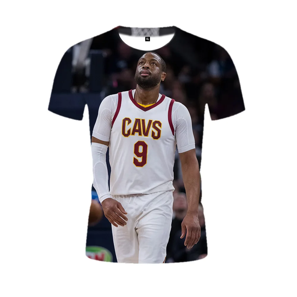 Мужская футболка TheFlash 3D synthesis t-shirt s DwyaneWade футболки летняя баскетбольная Футболка