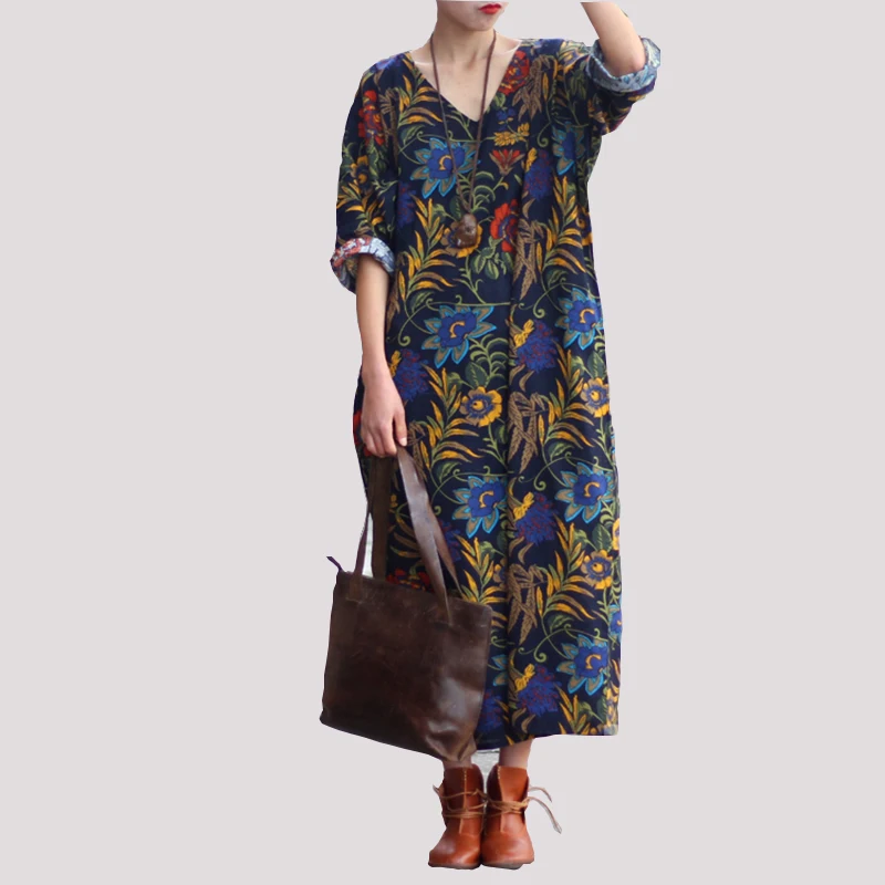 Летнее платье 2016 женщин летний стиль хлопок белье старинные макси Vestidos халаты