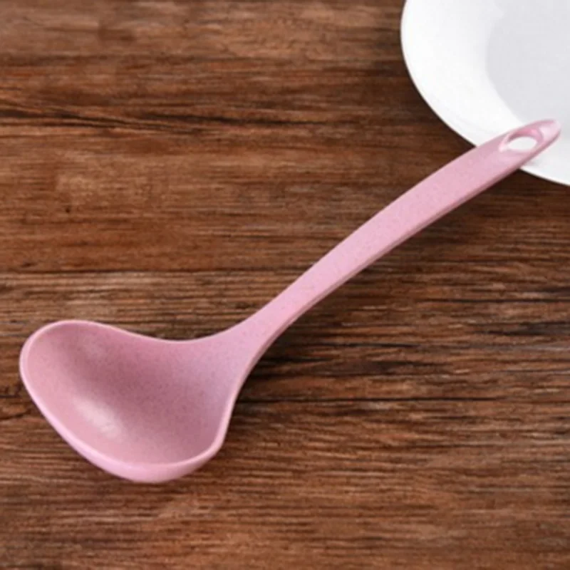 Мода Пшеничной Соломы Стебель ложка дома Кухня аксессуары ковш риса для супа