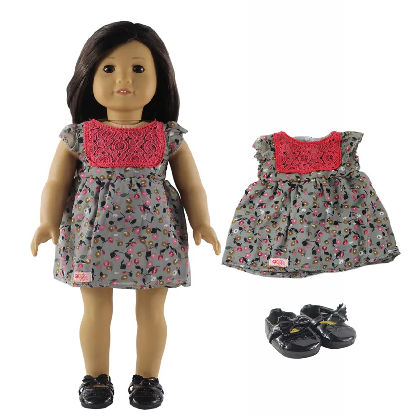 1 шт. кукольная одежда + пара обуви для 18 дюймов американская кукла ручной работы