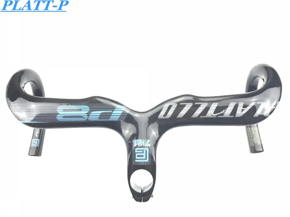 Руль для велосипеда руль бар и углеродный рукоятка platt (дорожный аксессуары руля