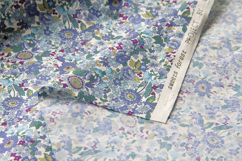 Полуметровая японская хлопковая ткань DIY Лоскутная Ткань текстильная стеганая