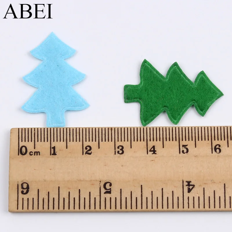 200 шт./лот нашивка на рождественскую елку войлочная ткань аксессуар сделай сам