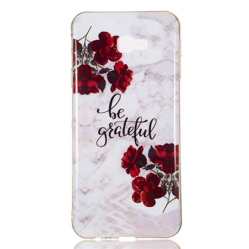 FLYKYLIN Marble Case For Samsung Galaxy J4 Plus Cases J6 J8 2018 Phone Cover Soft TPU Silicone Cartoon Coque |