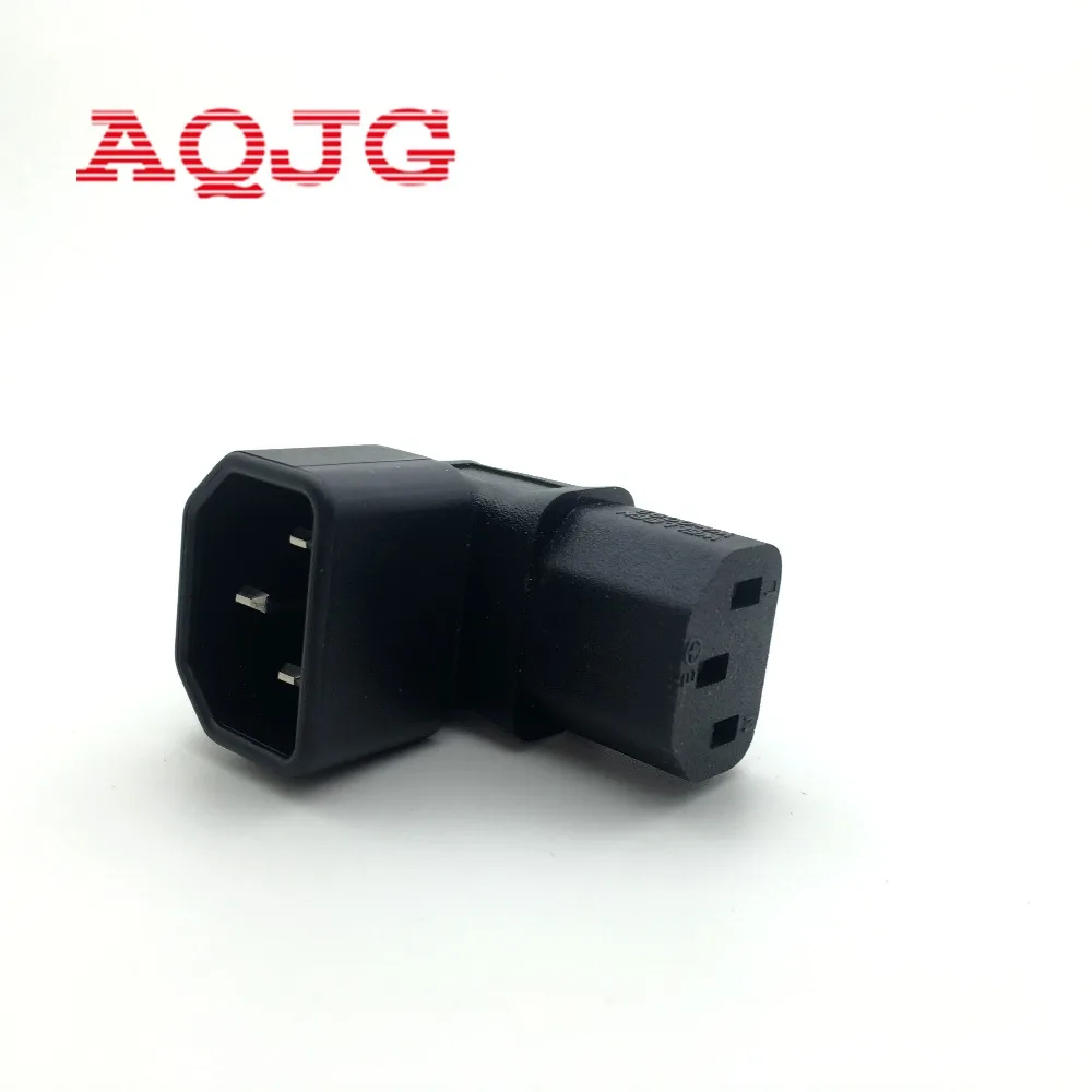 Адаптер под прямым углом IEC UP angle 320 C14 to C13 адаптер для настенного монтажа