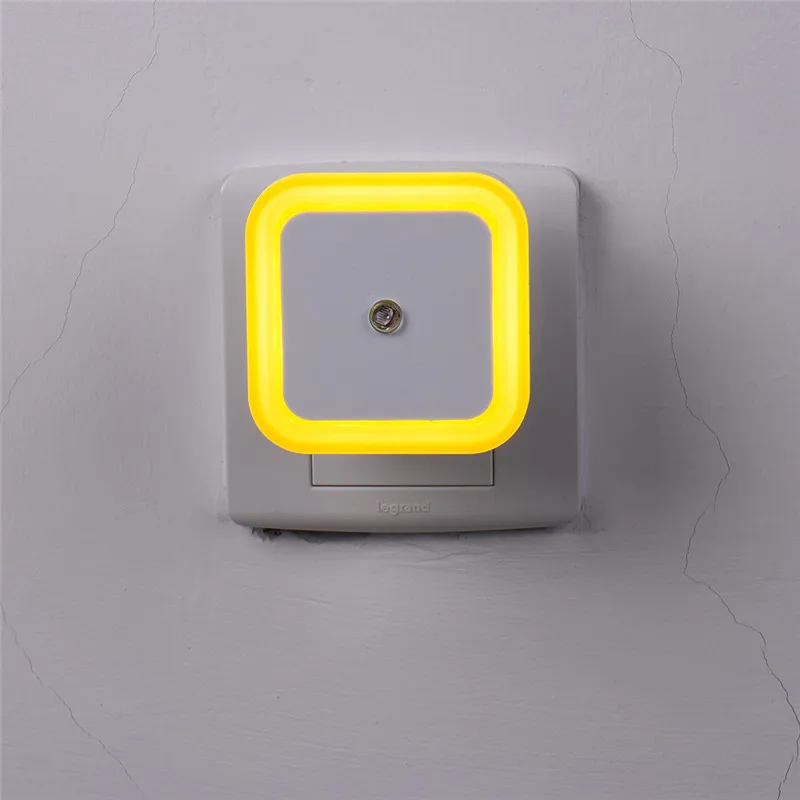 Авто LED свет индукционный контроль спальня ночные светильники кровать лампа ЕС