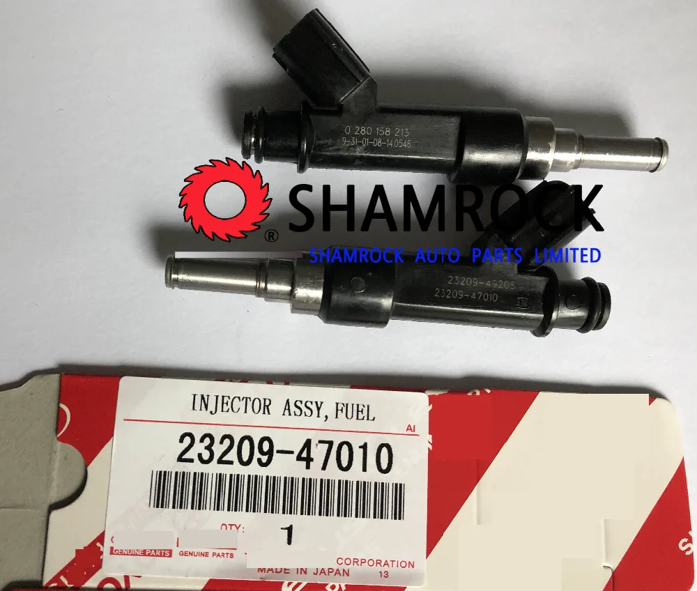 Форсунка топливной форсунки Yaris NHP13 1 3 VVT i 1NR FE OEM 0280158213 / 23209 47010|Топливный инжектор| |