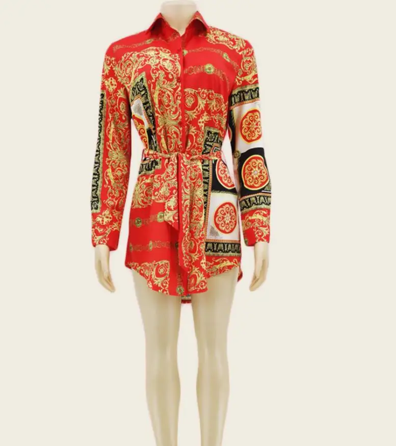 2018 Fertilizer increased African Women Clothing Dashiki new printed nightclub style one-piece dress |