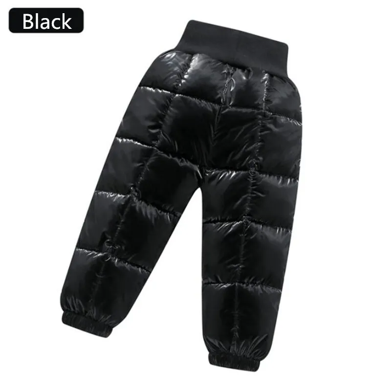 Pant Black Комплект детской одежды; сезон осень-зима; пальто с капюшоном для мальчиков+ теплые штаны; комплекты одежды для малышей; Детский костюм; Одежда для девочек - Цвет: Pant Black