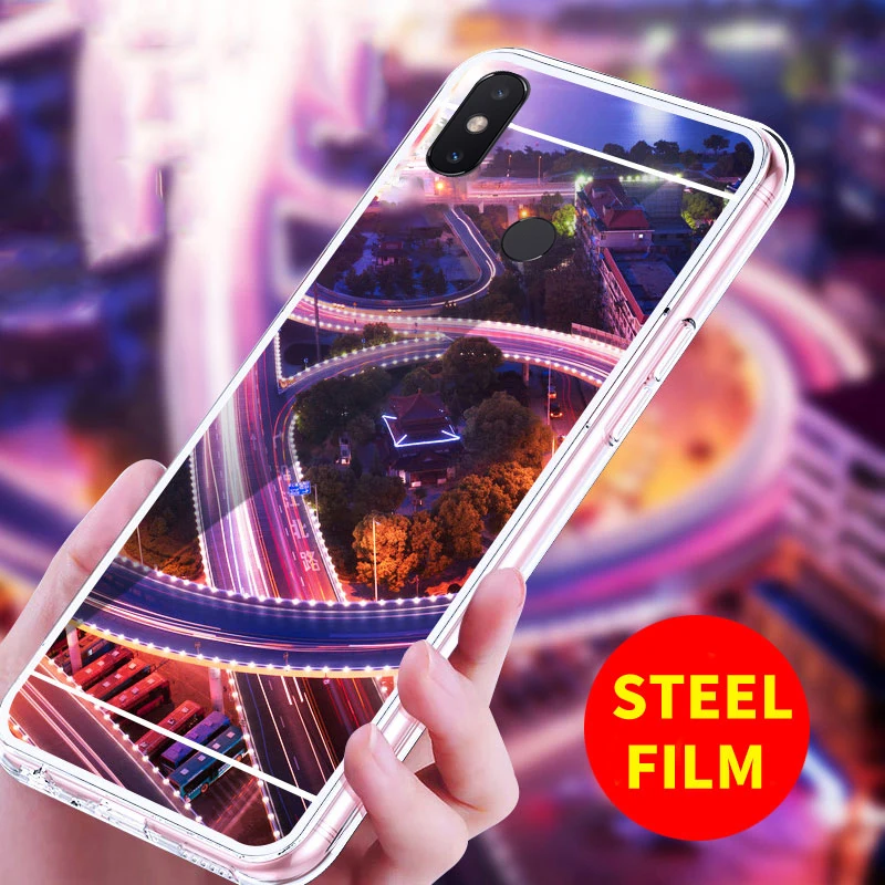 Для Xiao mi Note7 Max2 9 роскошное покрытие Макияж Мягкий зеркальный из ТПУ чехол для